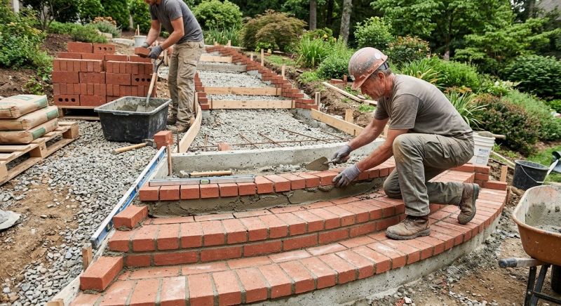 Brick Walkway Installation in Stamford, CT